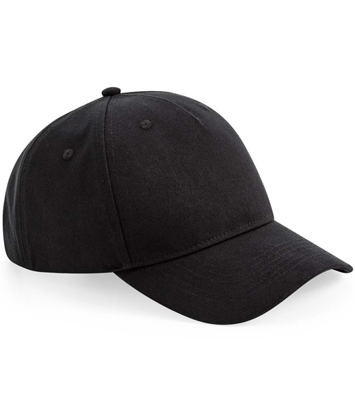 BB62N Beechfield Organic Cotton 5 Panel Cap, front view