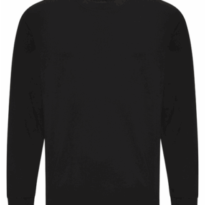 JT019 AWDis Unisex Oversize 100 Long Sleeve T-Shirt, front view